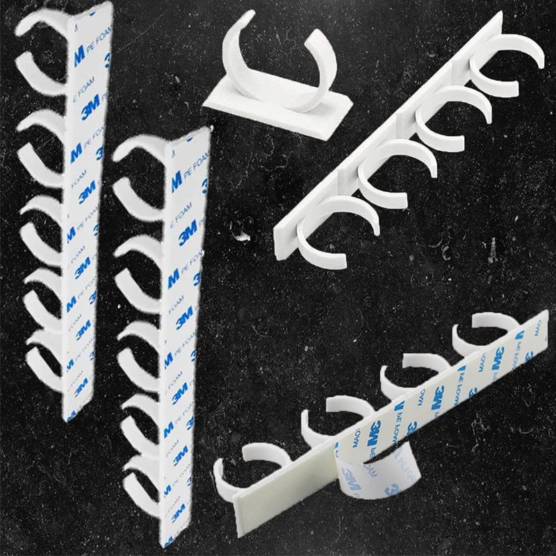 BOSOIRSOU 80 Spice Gripper Clips, 16 Strips Spice Racks Hold