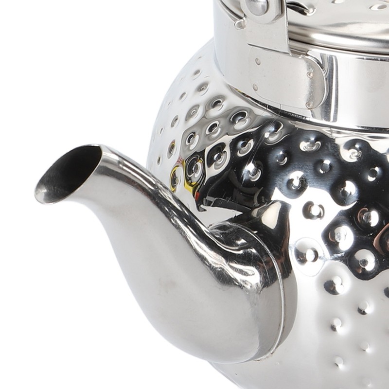 Stainless Steel Teapot with Removable Filter Metal Tea Kettle Coffee