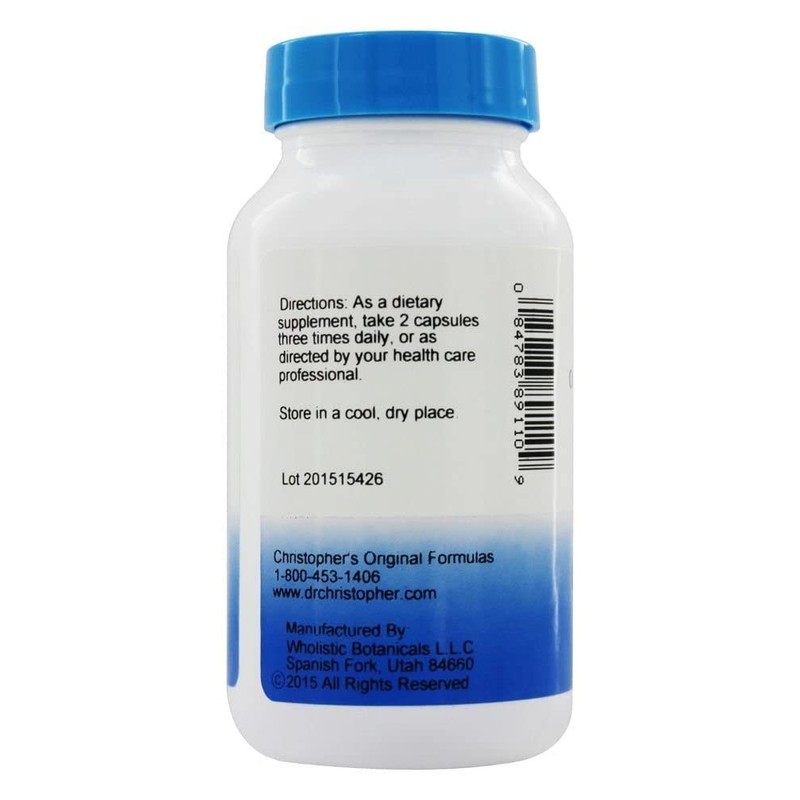 Dr. Christopher's Original Formulas Blood Circulation Formula Capsules, 475mg, 100