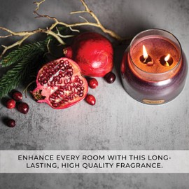 A Cheerful Giver - Branches and Berries - 22oz Mama Scented Candle Jar with Lid - Keepers of The Light - 125 Hours of Burn Time, Gift for Women, Violet