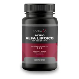 Ácido Alfa Lipoico 60 Cápsulas + Resveratrol Calidad Premium