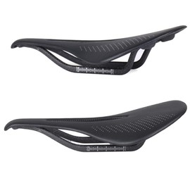 Hliya Carbon Bicycle Saddle/Mountain Bike Saddle, Road Bike Saddle, Comfortable Waterproof MTB Saddle, 3K Matte