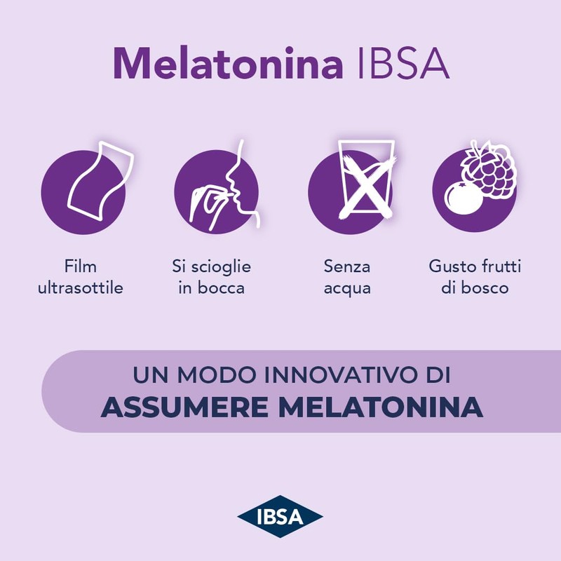 Melatonina IBSA 30 Film Orodispersibili