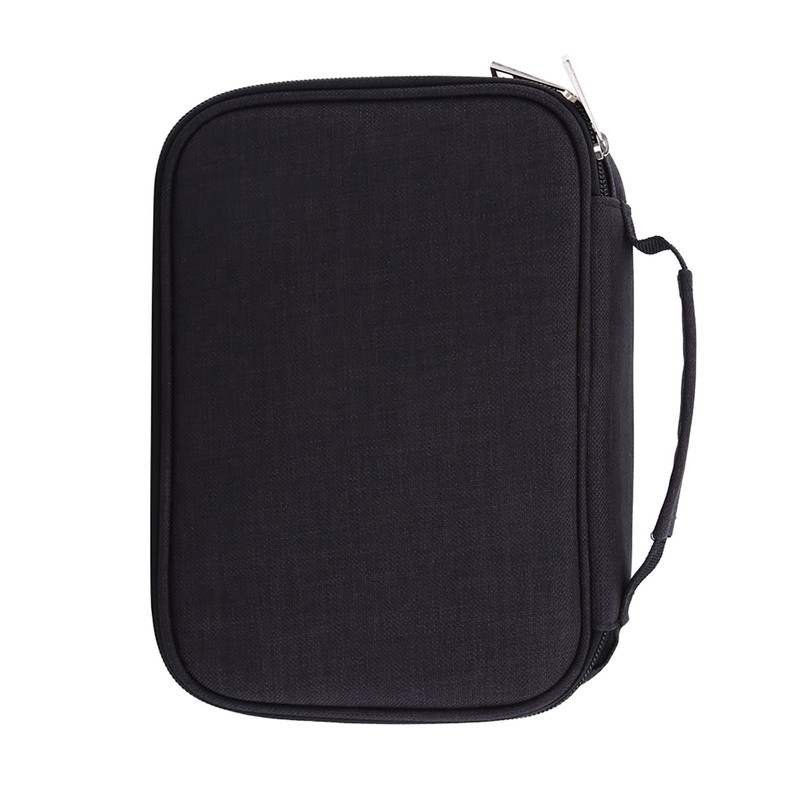 72 Slots Multifunction Foldable Fabric Pencil Case Large Capacity Zipper