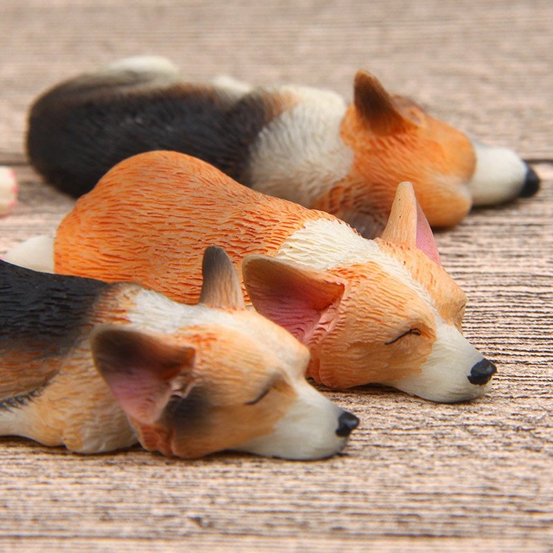 (moin moin) Dog, Dog, Fluffy, with Bed, Dog, Realistic Figure,