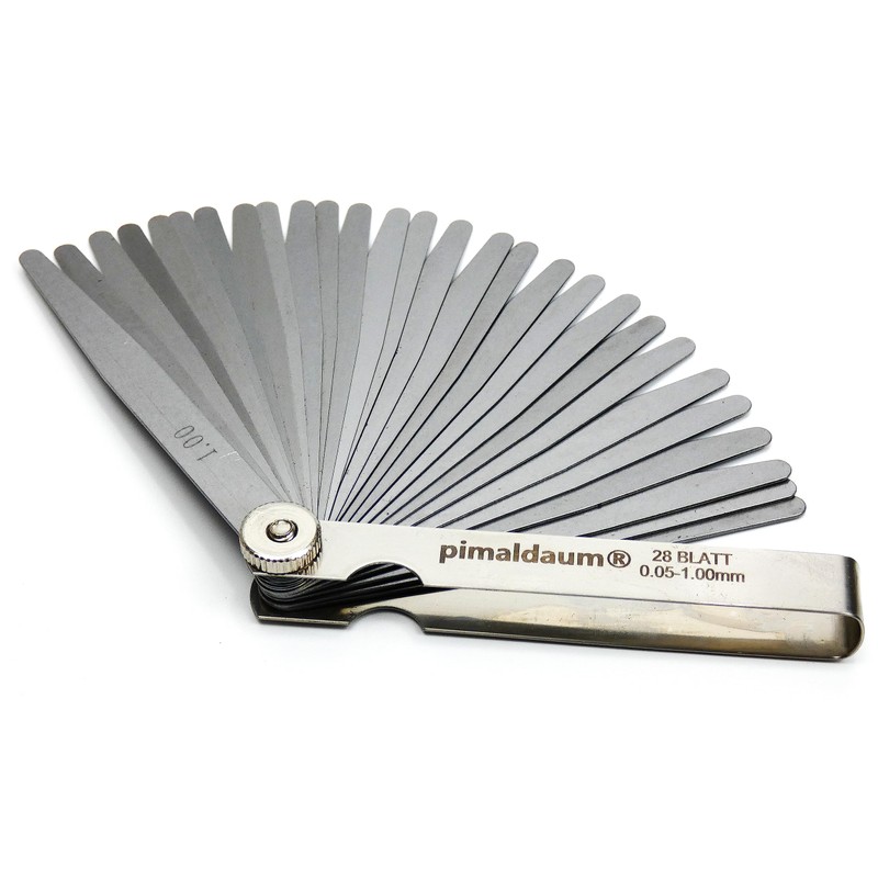 PIMALDAUM Feeler Gauge Manganese Steel 32 Blades