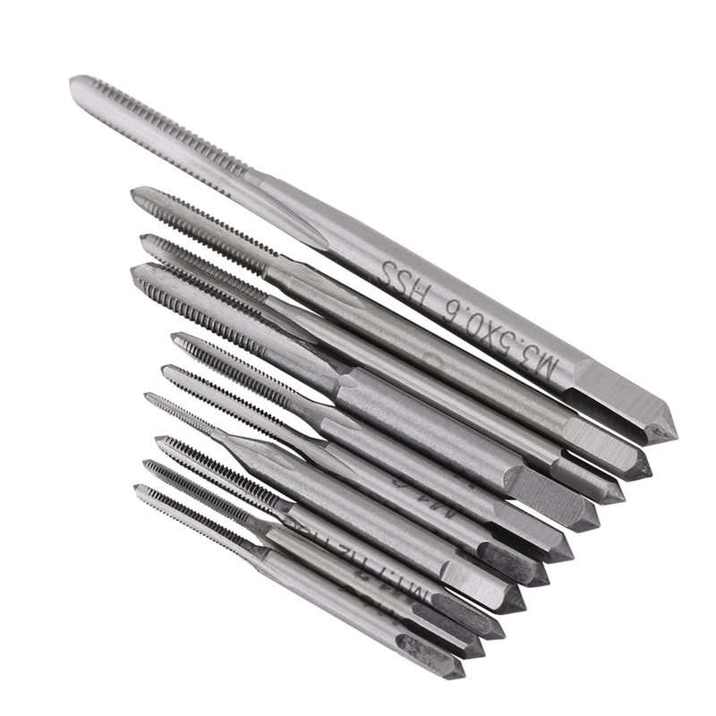 Chazcool 10PCS Mini Machine Hand Taps Set M1 to M3.5,