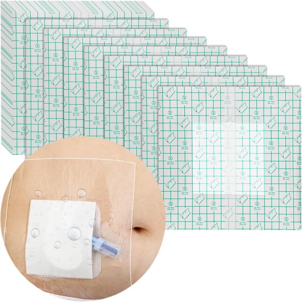 Waterproof PD Dialysis Catheter Shower Cover 6x6 with No Glue