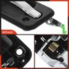 A-Premium Front Left Driver Side Exterior Door Handle with Keyhole