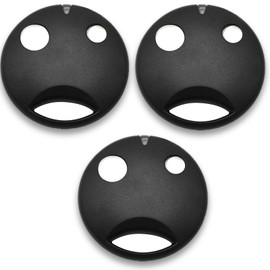 Garage Door Opener Handheld Transmitter Remote Control 433.92MHz Replacement for SM2 SM4 Garage Door Opener, 433MHz Rolling Code Garage Door Remote Control Universal Pack of 3