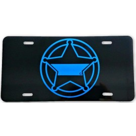 5-Point Sheriff's Deputy Badge License Plate