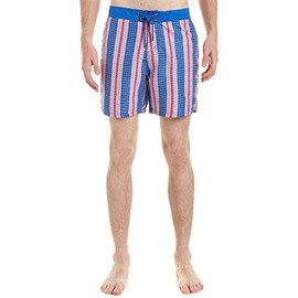 Mr. Swim Metro del Sr. Nadar Hombres Tile Chuck Nadar Tronco, Color Azul, Talla 28