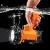 YIERBLUE Rechargeable Spotlight,Handheld Rechargeable Spotlight 18W Waterproof Flashlight, Super Bright
