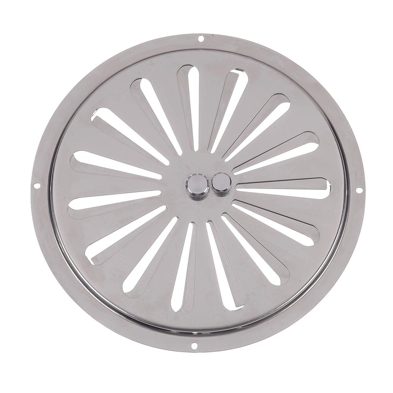 Adjusted Circular Air Vent Grate INOX AISI 316, Stainless Steel
