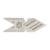 Starrett Center Gage - American Standard 60-Degree Threads, Durable Steel