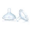 Nuby 67600-100 Mamila de Silicón Soft Flex Flujo Lento, Transparente