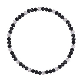 EXPHAIN CHI SOX NY Baseball Necklace For Men Women Baseballer Inspired Beaded Necklace Unisex Rhinestone Discoball Necklaces Jewelry-gift for baseball team lovers