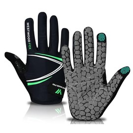WESTWOOD FOX Guantes de Ciclismo para Hombre, Guantes Deportivos, Acolchados, con Pantalla tctil, Guantes Transpirables para Bicicleta de montaa,...  