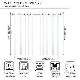 HDESDIS Abstract Bookshelf Blackout Curtains for Bedroom Living Room, Plants Library Star Fantasy Thermal Insulated Curtains Window Drapes with Grommet, 21W x 45L, 2 Panels
