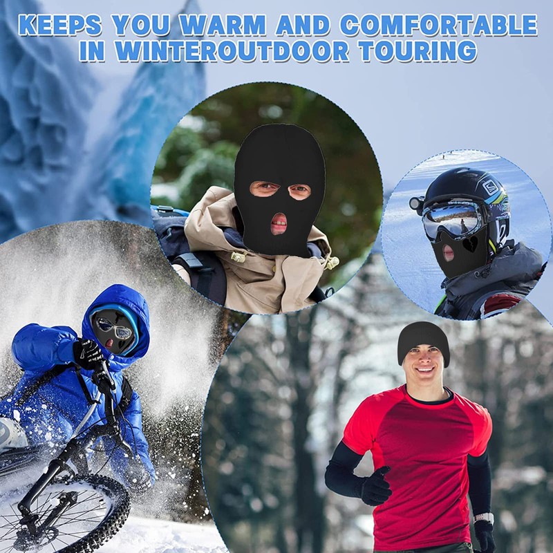 Balaclava Ski Mask for Men Women, Full Face Cover UV