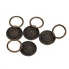 4pcs Door Ring Pull Handle Knob Decor for Cupboard Cabinet