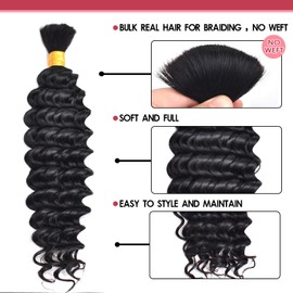 Human Braiding Hair For Boho Braids 24inches