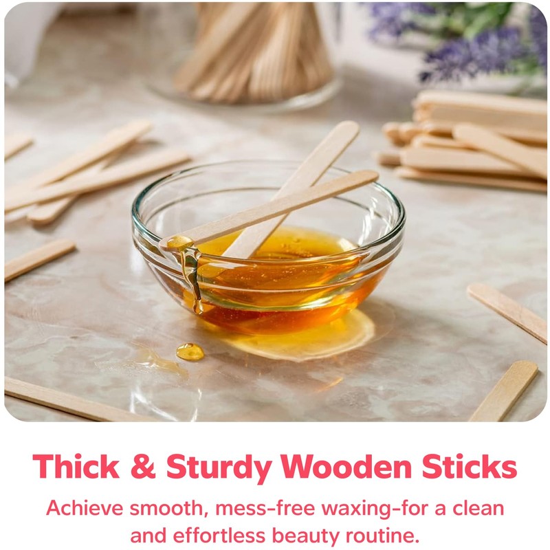 GUSTO [200 Count] 4.5 Inch Wooden Multi-Purpose Popsicle Sticks for