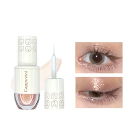 CAPPUVINI Liquid Glitter Shadow Like Stars, Glitter, Single Color, Stick Eye Shadow, Teardrop Bag, 6 Colors, Starry Sand Liquid Eye Shadow, Liquid Eye Shadow, Long Lasting, Highly Colorful,