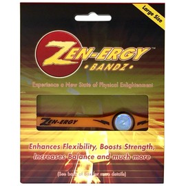 TheAwristocrat Zen-ERGY Balance Bands_USA Company_Get Zenergized! (Orange Band with Black, Medium (190mm))