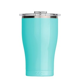 ORCA Chaser 22oz | Insulated, Stainless Steel Cup with a Spill Proof Whale Tale Lid, Dishwasher Safe Tumbler for Hot & Cold Drinks — Seafoam
