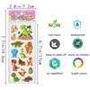 24 Sheets(400+) Dinosaur 3D Puffy Stickers for Toddlers Kids, Bulk