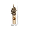 SUPVOX Brass Whistle Keychain Pendant Loud Emergency Whistle for Outdoor