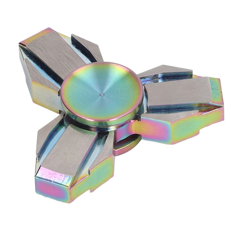 Fingertip Gyroscope 3 Leaves Reduce Anxiety Metal Rotating Decompression Toy