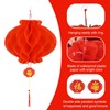 34 Pieces 10 Inch Chinese Red Paper Lanterns Festival Decorations