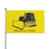 Tread On Them Killdozer Flag Outdoor Indoor Decorations Banner 3x5
