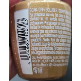 OPI Gel Color Sleigh Bells Bling Gold Holiday Christmas Polish 0.5 fl. oz