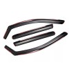 In-Channel Window Visors Rain Wind Vent Side Deflectors Fits Ford