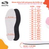 Marol Activated Carbon Insoles for Sweaty Feet Shoe Insoles Grey