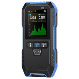 DewinLVD 3-in-1 EMF Meters, Radiation Detector EF MF RF Handheld Digital Electromagnetic Fields Detector Automatic Alarm LCD for Use at Home and Office