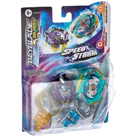 Beyblade Burst Surge Speedstorm Glide Dullahan D6 and Minoboros M6 Spinning Top Twin Pack - 2 Battle Spinning Tops Toy for Kids