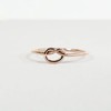 14k Solid Gold Stacking Knot Ring (yellow-gold, 7.75)