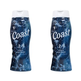Coast Hair and Body Wash, Classic Scent, 2- 18 Fl Oz Bottles