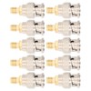 10Pcs RF Coaxial Adapter Cable Connector SMA Female to BNC