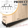2Pcs 36" Long Door Bottom Replacement, Under Door Seal with