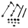 zalati 1 Pair Quick Release Bicycle Wheel Axle for Roller