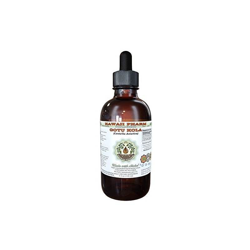 Gotu Kola Alcohol-Free Liquid Extract, Organic Gotu Kola (Centella Asiatica)