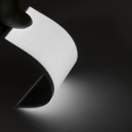 Ygmylandbb EL Panel Electroluminescent Light Sheet Backlight Decorations Light Neon Sheet 12 cm x 5 cm (4.8" x 2.0") ON/Slow Flash/Fast Flash, White, 1Pack