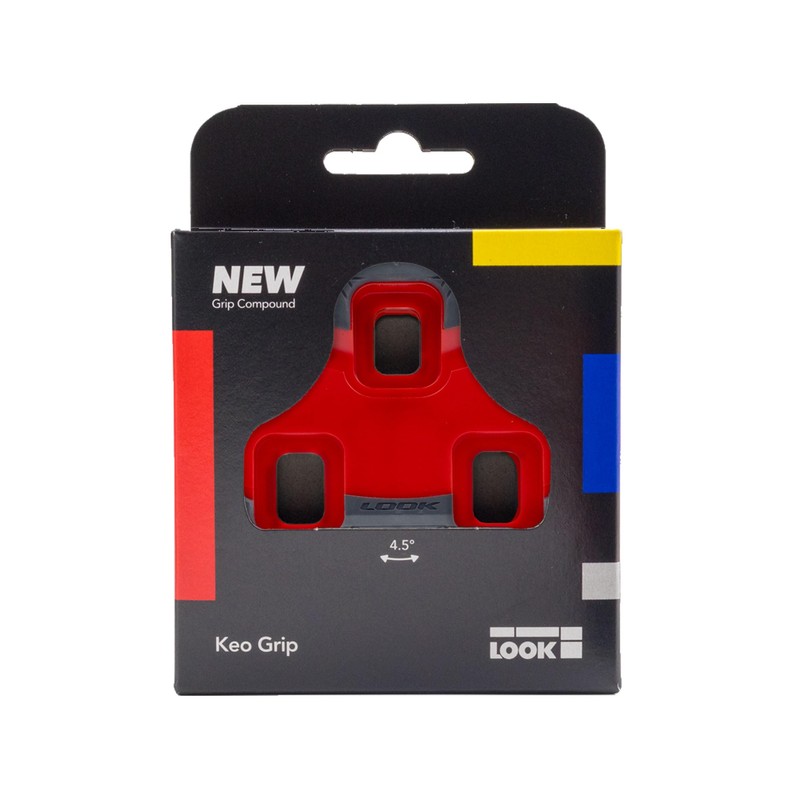 LOOK KEO GRIP Cycling Pedal Accessory Cleat Red 9°