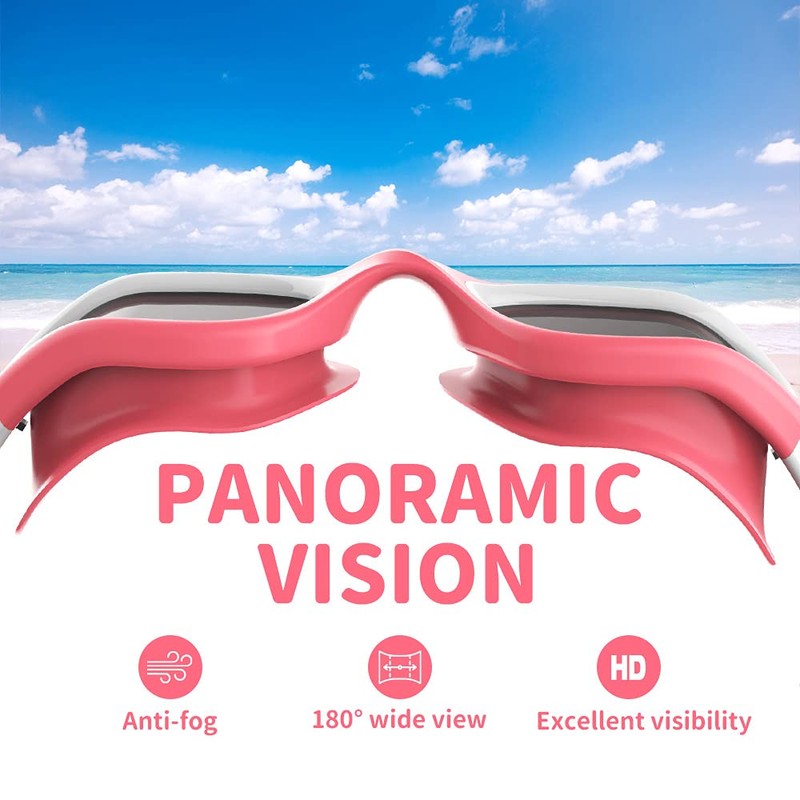 ZIONOR Kids Swim Goggles, G1MINI Polarized Swimming Goggles Comfort for