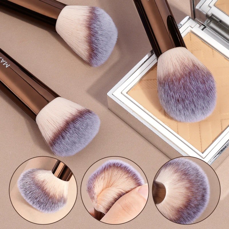 Maange 13 Brochas Maquillaje Profesional+bolsa+2 Esponjas Color Estilo 1